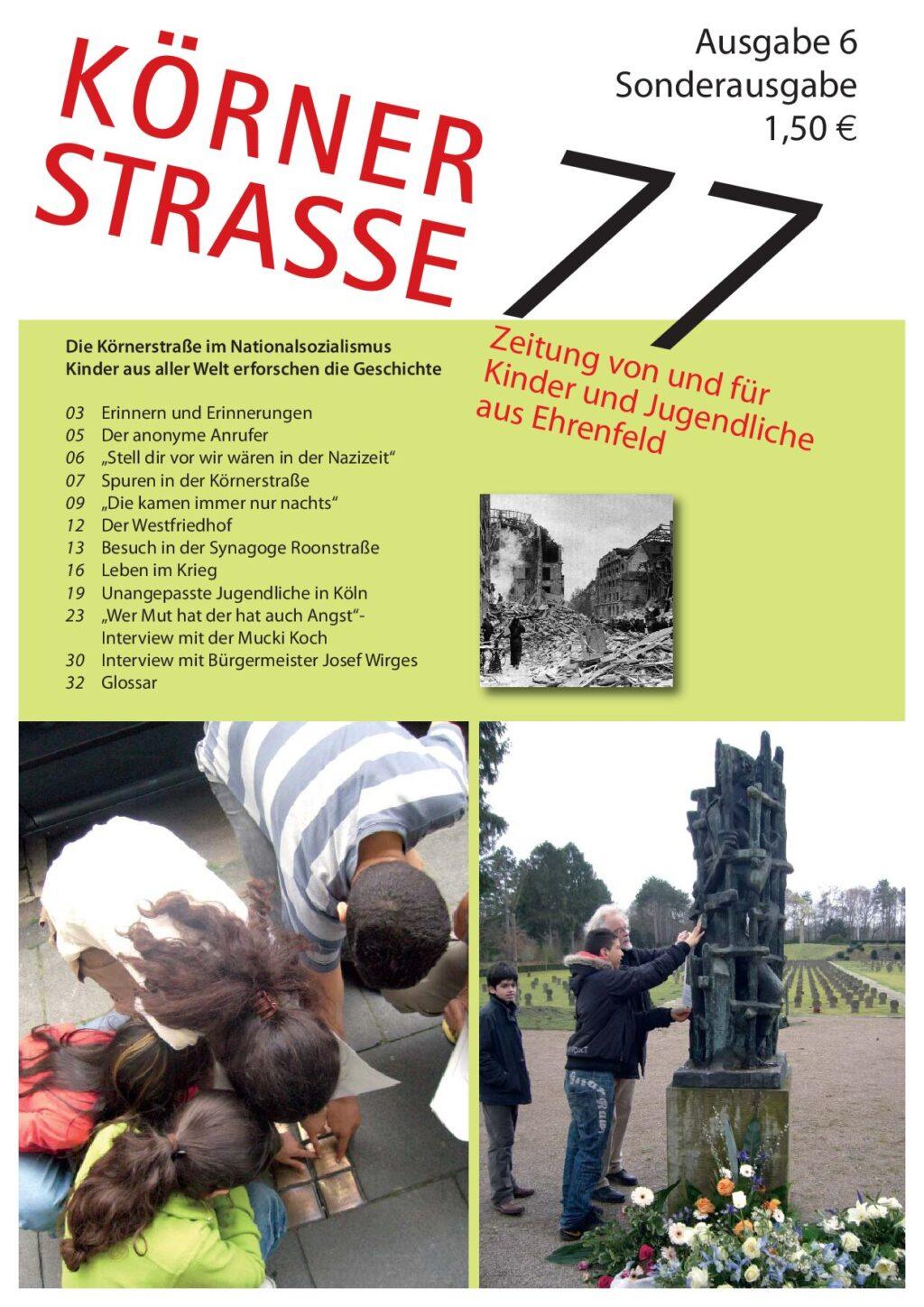 Cover von Körner Strasse 77. Die Körner Straße im Nationalsozialismus