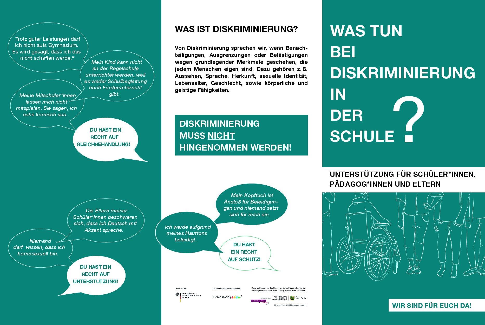 Cover von Was tun bei Diskriminierung in der Schule? Unterstützung für Schüler*innen, Lehrer*innen und Eltern