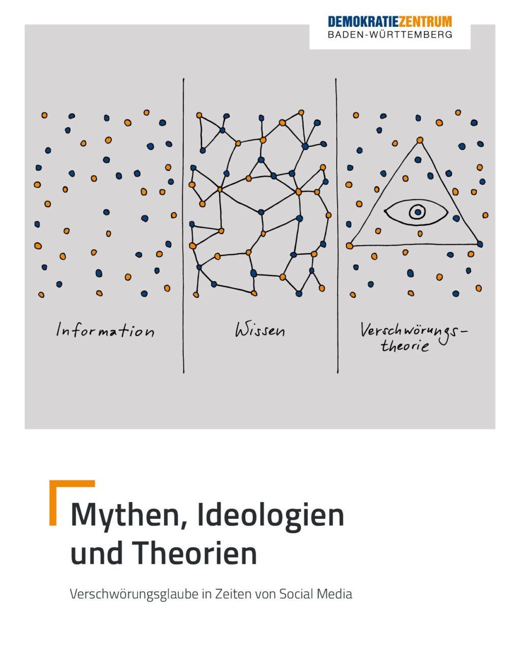 Cover von Mythen, Ideologien und Theorien. Verschwörungsglaube in Zeiten von Social Media
