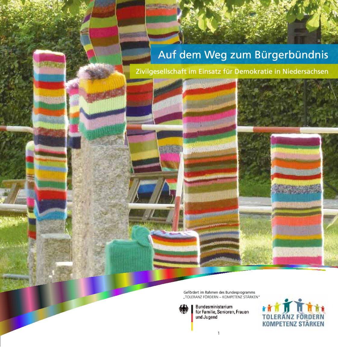 Cover von Auf dem Weg zum Bürgerbündnis. Zivilgesellschaft im Einsatz für Demokratie in Niedersachsen