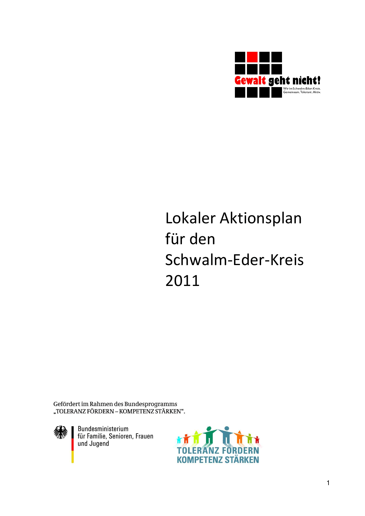 Cover von Lokaler Aktionsplan für den Schwalm-Eder-Kreis 2011