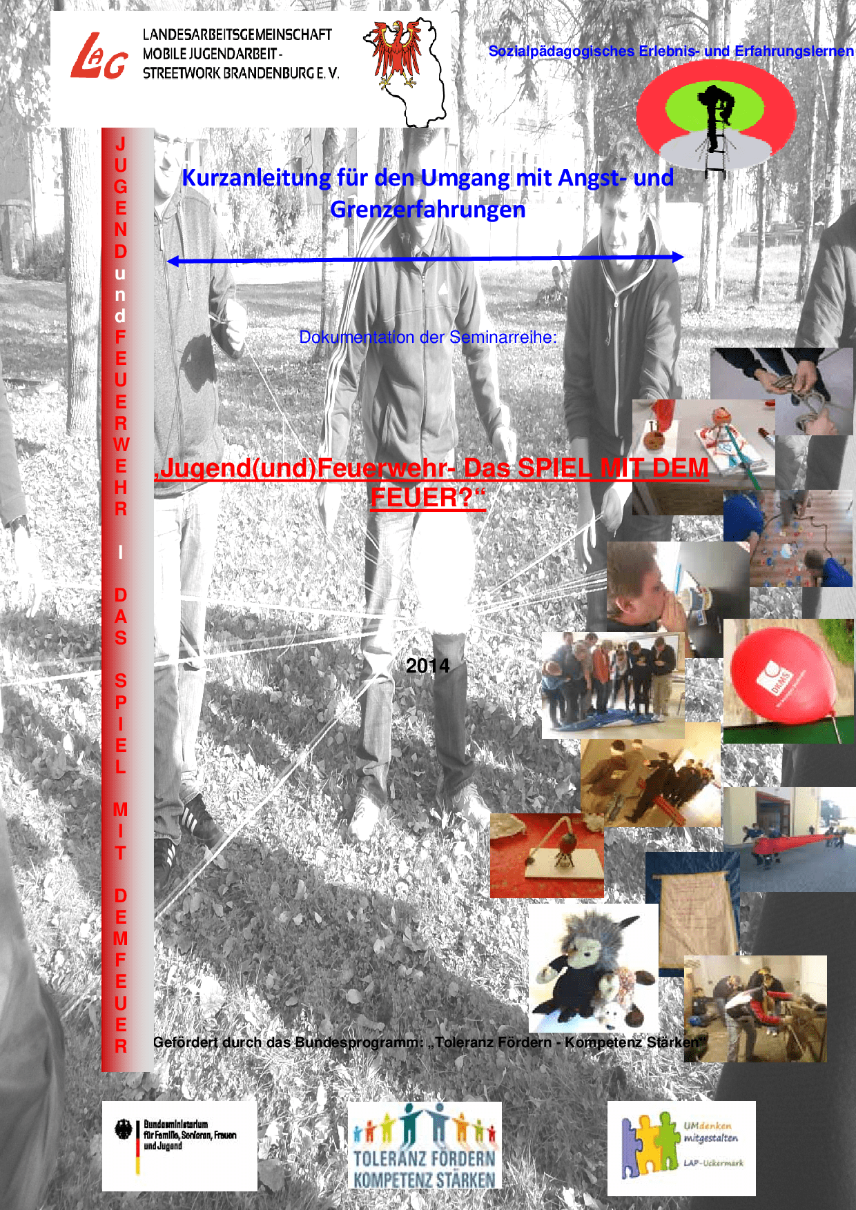 Cover von "Jugend (und) Feuerwehr – Das Spiel mit dem Feuer?" Kurzanleitung für den Umgang mit Angst- und Grenzerfahrungen. Dokumentation der Seminarreihe