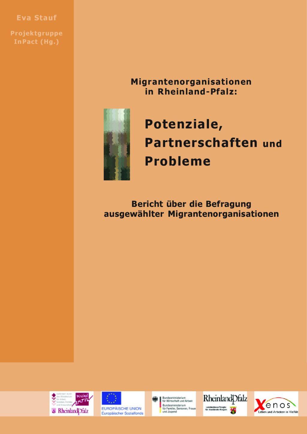 Cover von Migrantenorganisationen in Rheinland-Pfalz: Potenziale, Partnerschaften und Probleme. Bericht über die Befragung ausgewählter Migrantenorganisationen