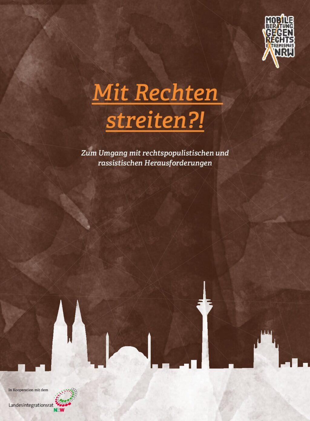 Cover von Mit Rechten streiten?! Zum Umgang mit rechtspopulistischen und rassistischen Herausforderungen