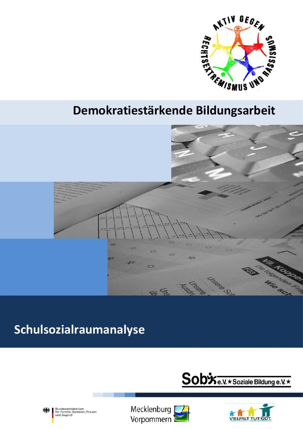 Cover von Demokratiestärkende Bildungsarbeit. Schulsozialraumanalyse