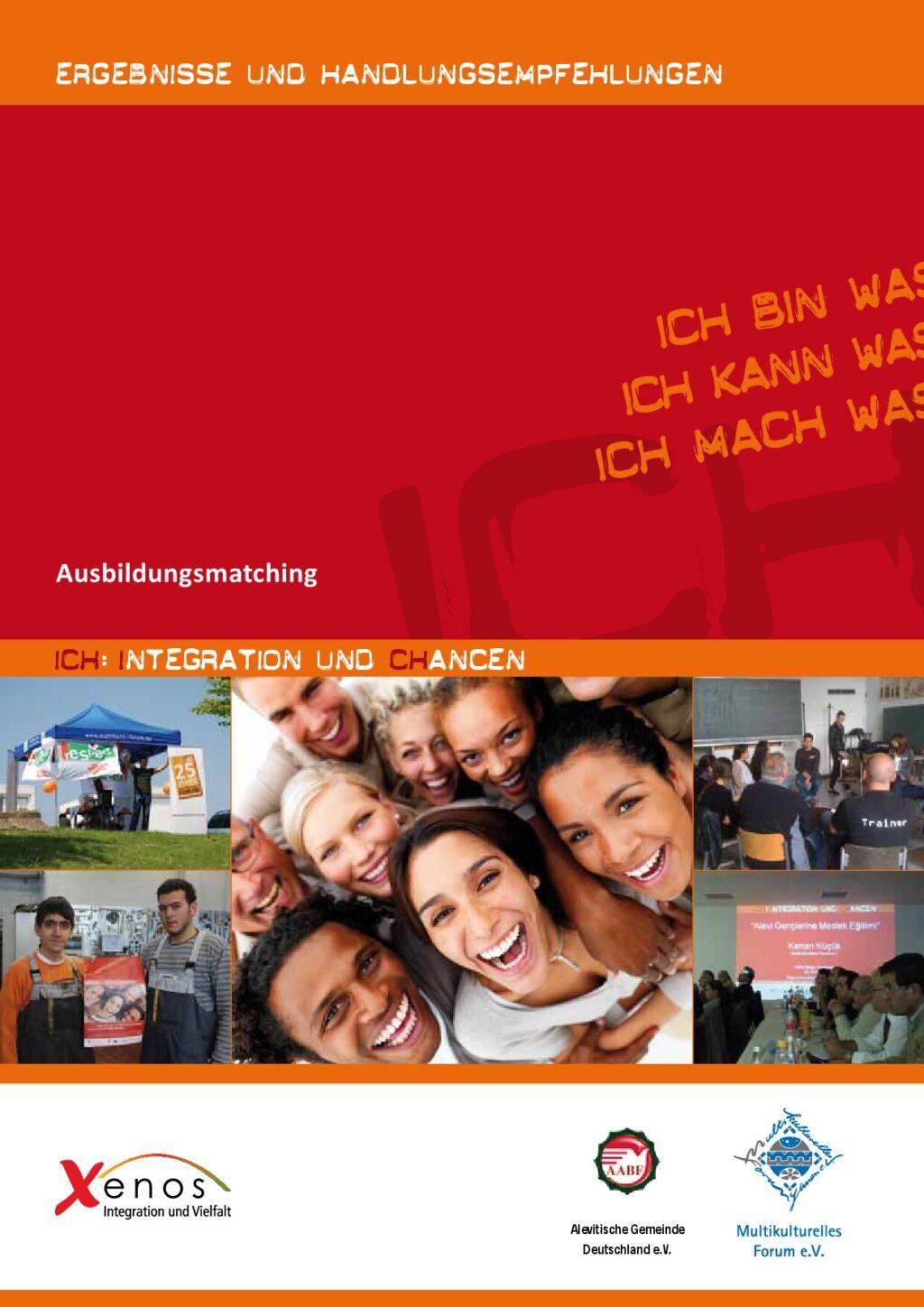 Cover von Ergebnisse und Handlungsempfehlungen. Ausbildungsmatching