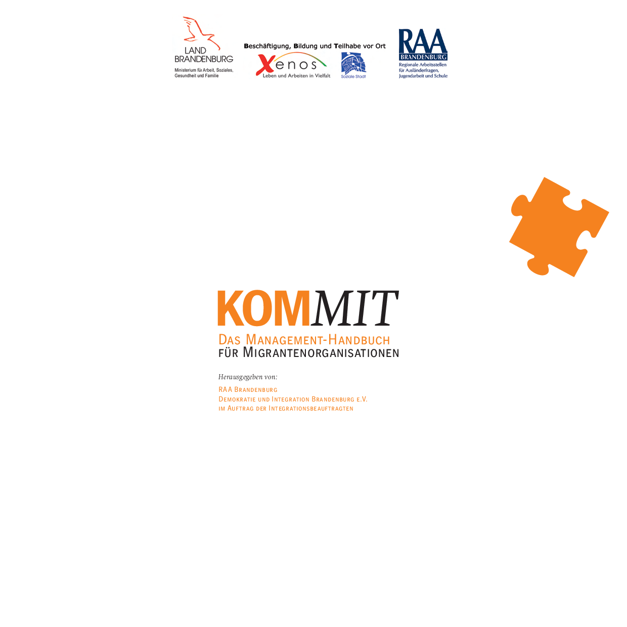 Cover von KOMMIT – Das Management-Handbuch für Migrantenorganisationen