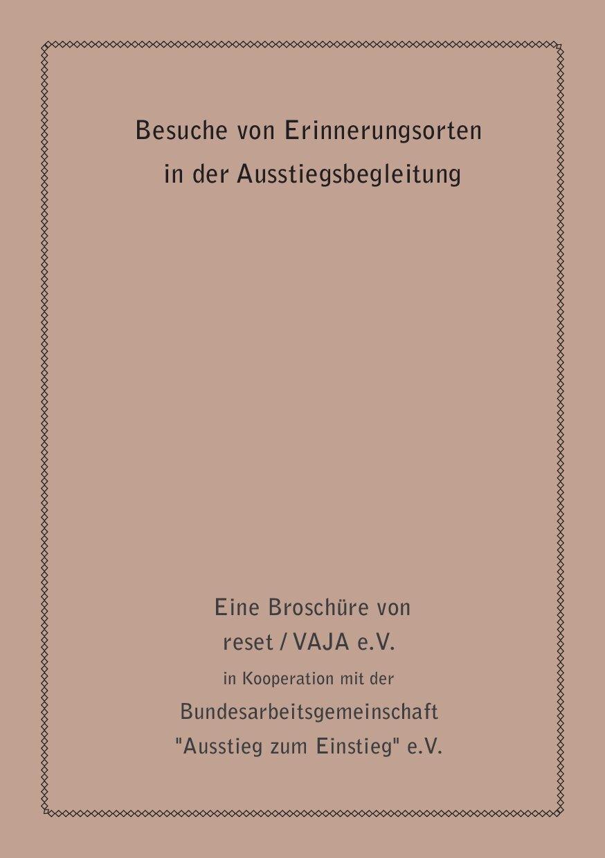 Cover von Besuche von Erinnerungsorten in der Ausstiegsbegleitung