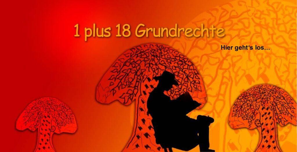 Cover von 1 plus 18 Grundrechte