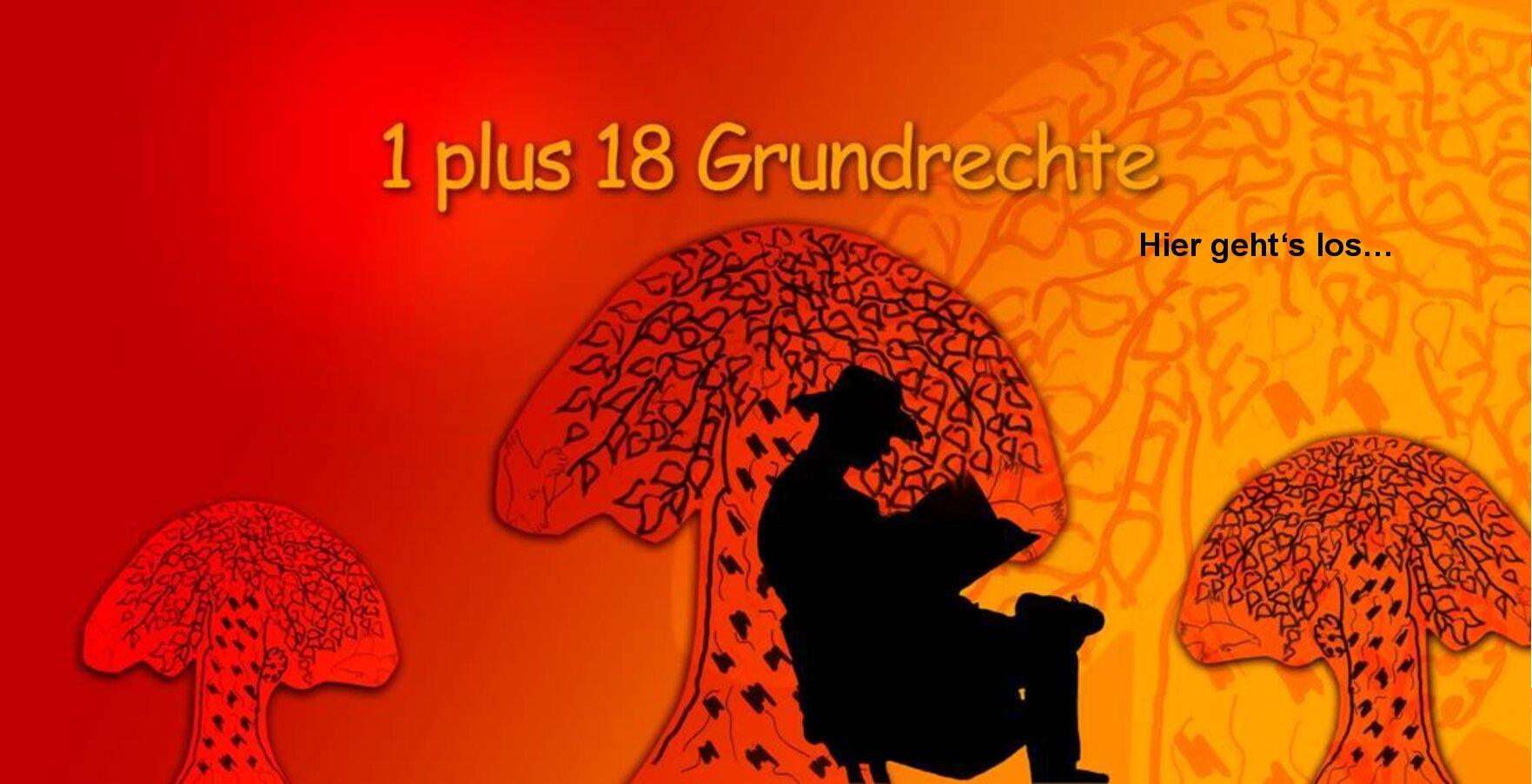 Cover von 1 plus 18 Grundrechte