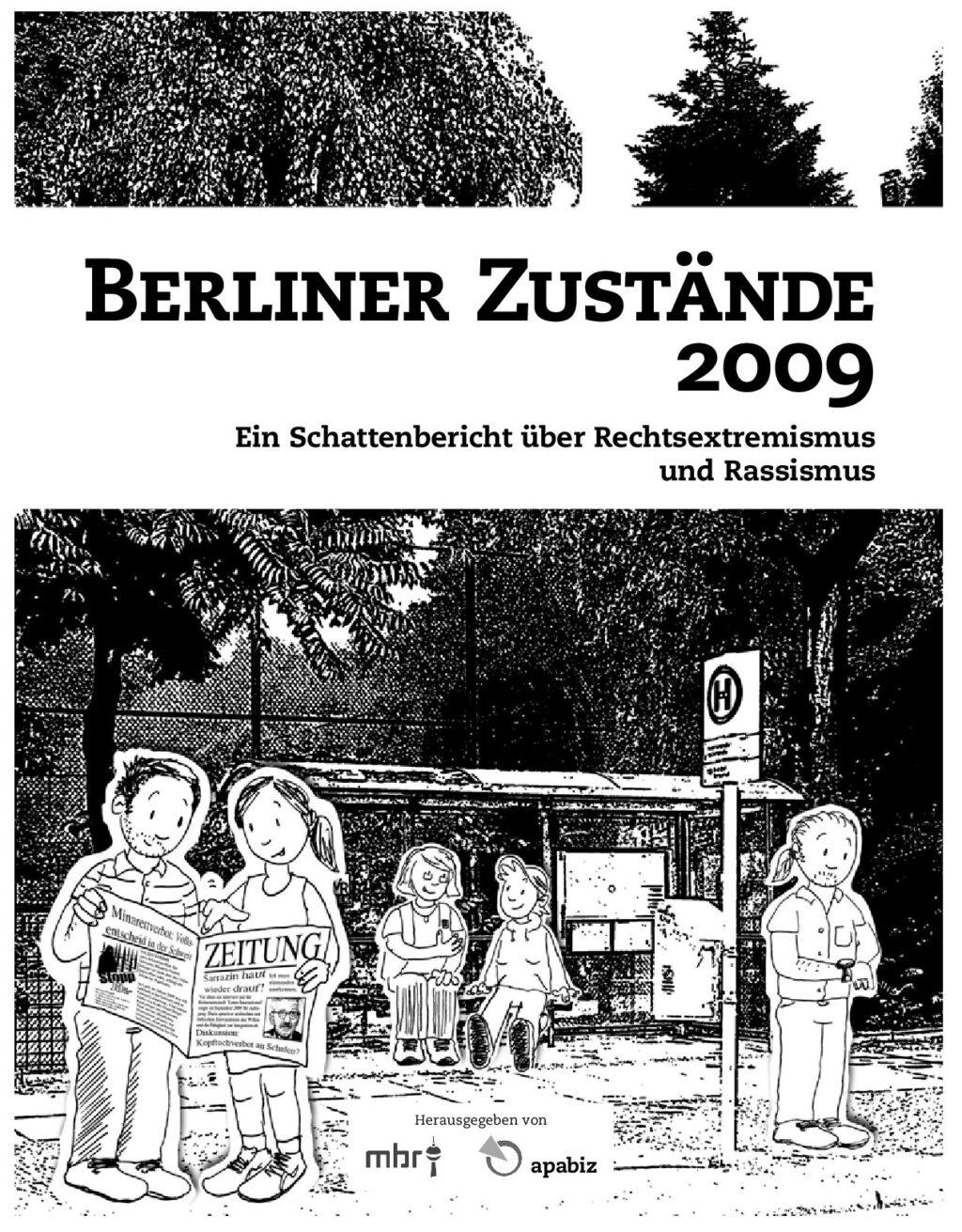 Cover von Berliner Zustände 2009. Ein Schattenbericht über Rechtsextremismus und Rassismus