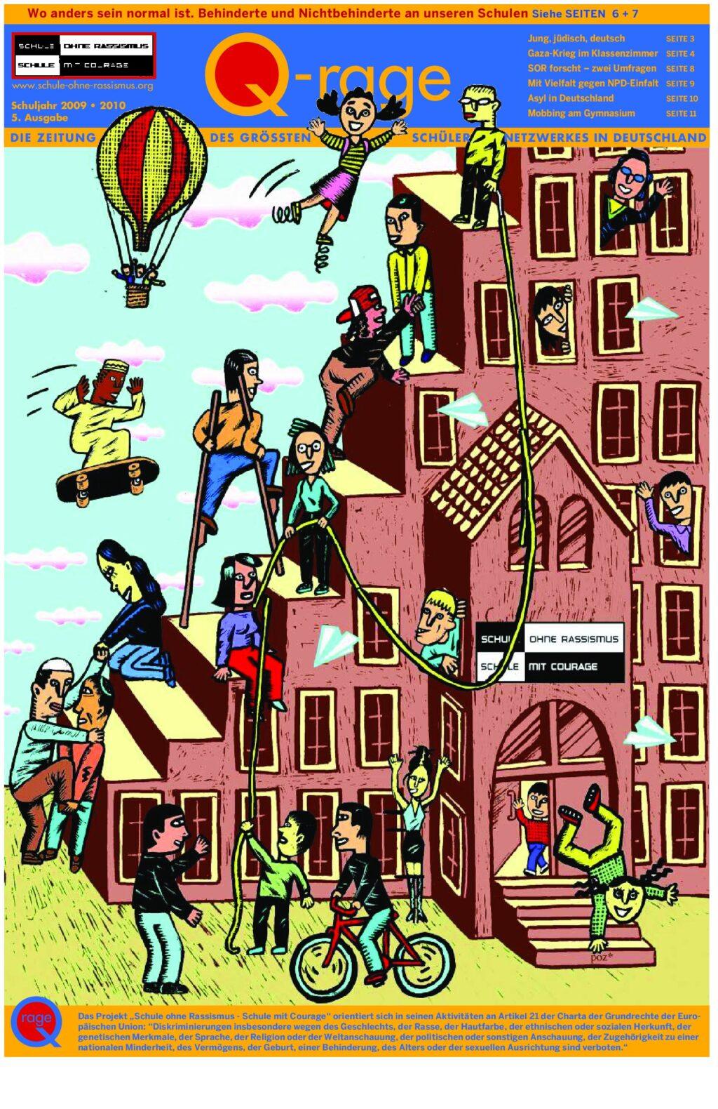 Cover von Q-Rage Die Zeitung des größten Schülernetzwerks in Deutschland 5. Ausgabe