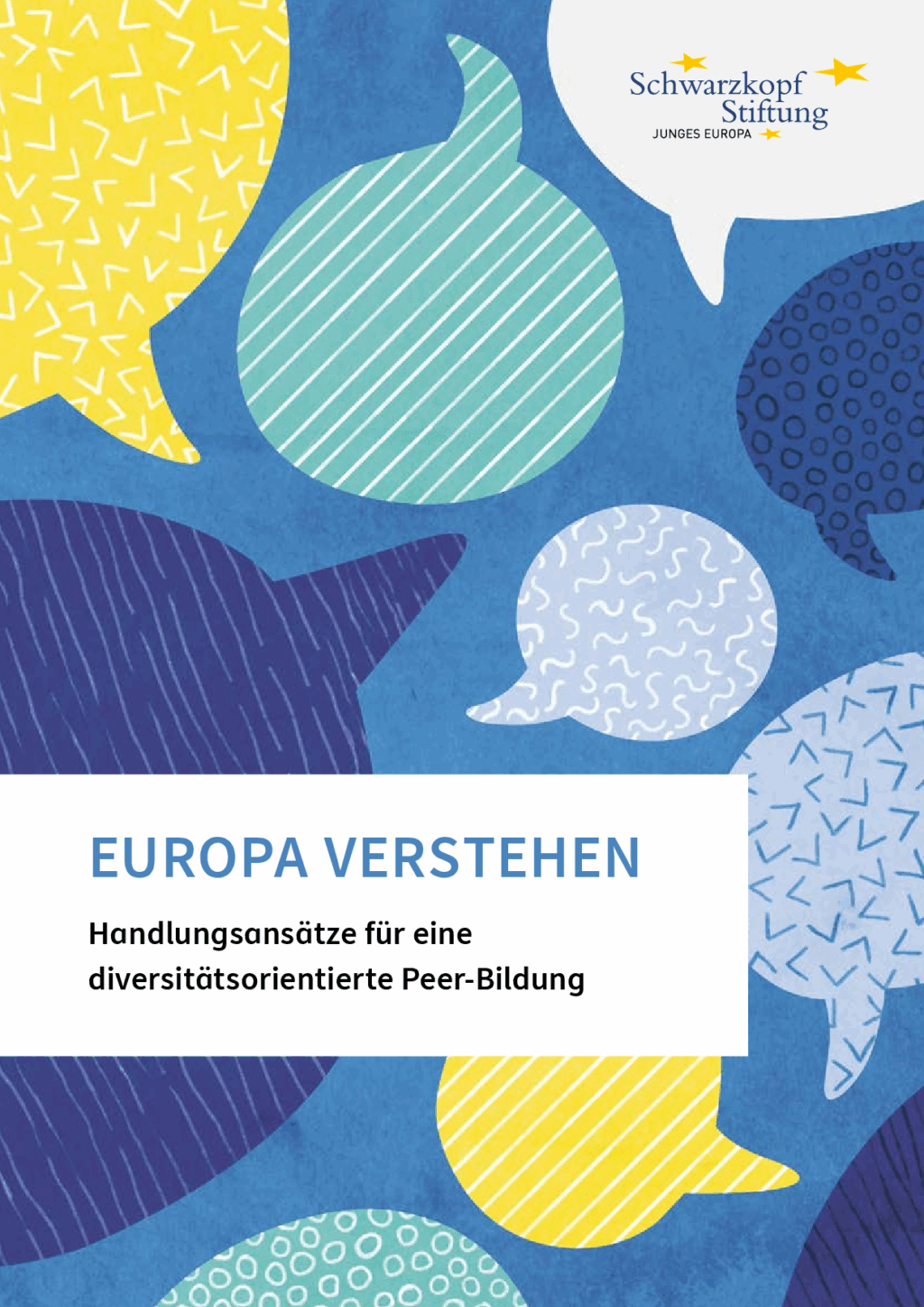 Cover von Europa verstehen. Handlungsansätze für eine diversitätsorientierte Peer-Bildung
