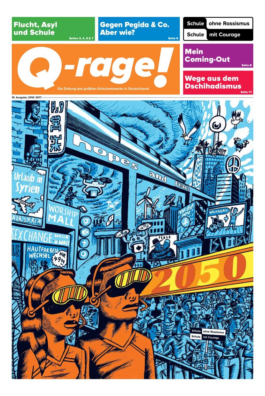 Cover von Q-rage! 10.Ausgabe 2016/2017