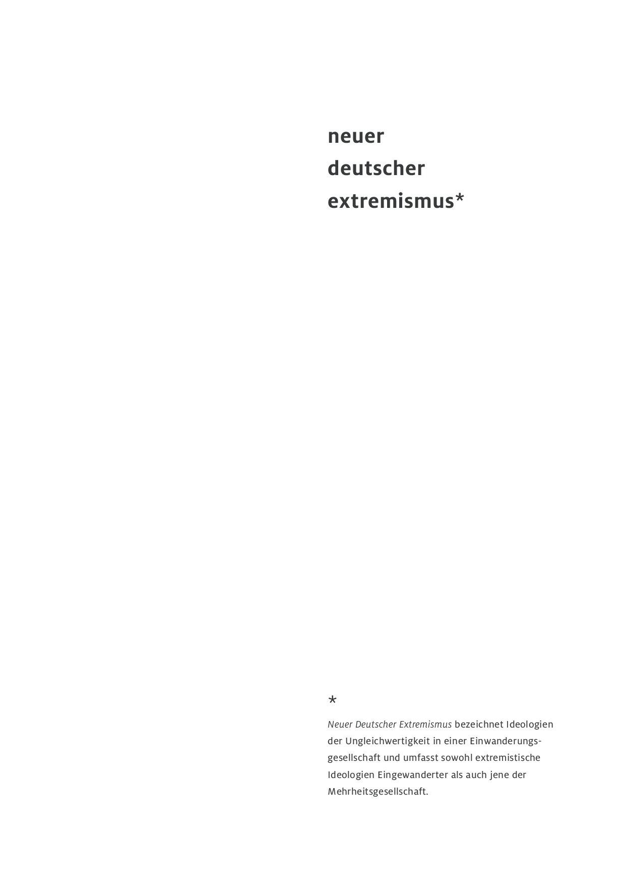 Cover von neuer deutscher extremismus*