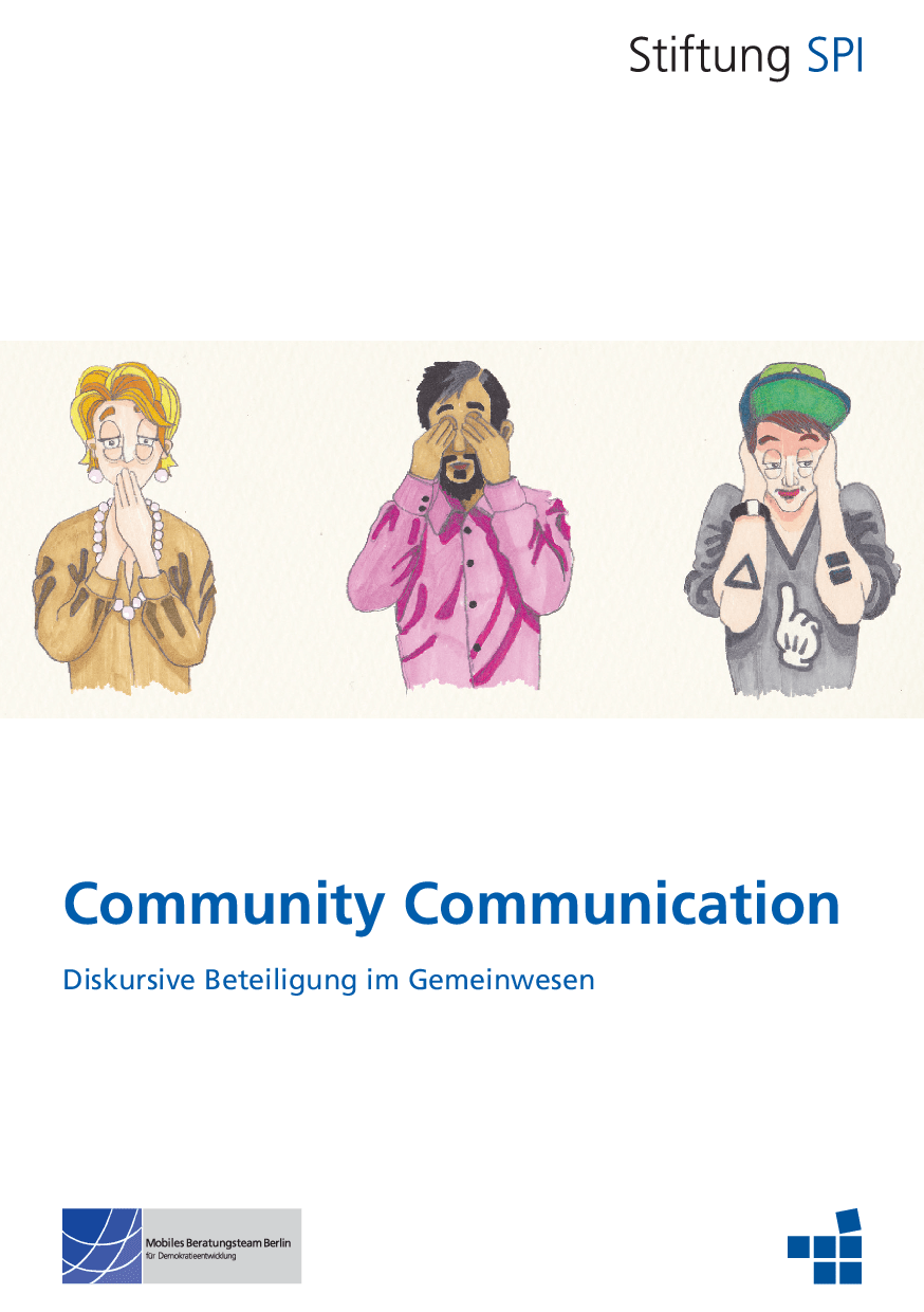 Cover von Community Communication. Diskursive Beteiligung im Gemeinwesen