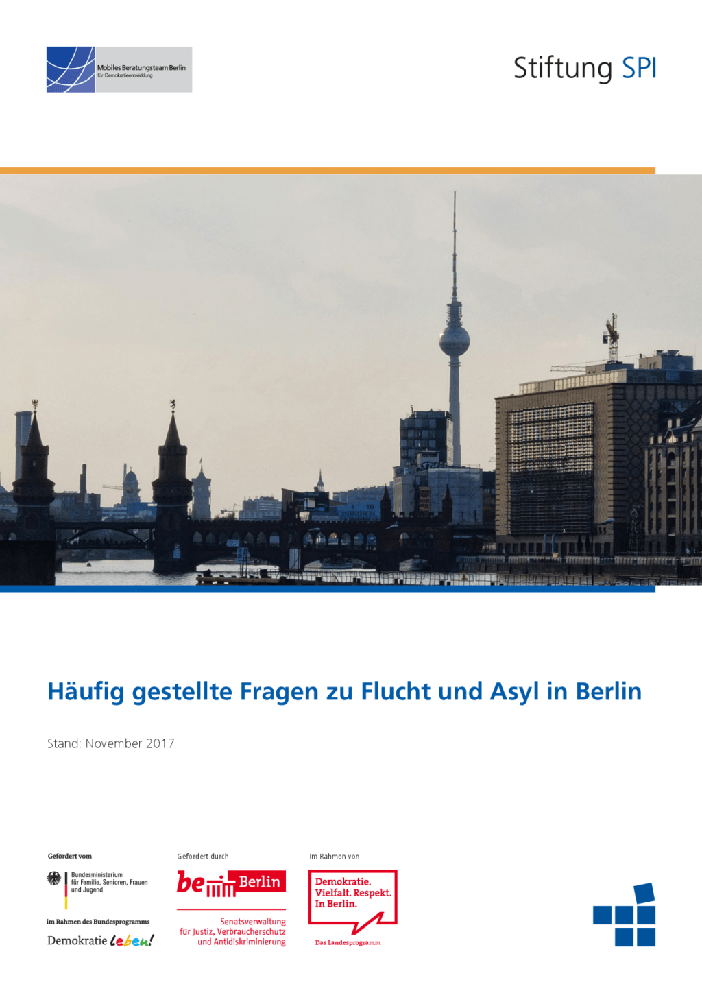 Cover von Häufig gestellte Fragen zu Flucht und Asyl in Berlin