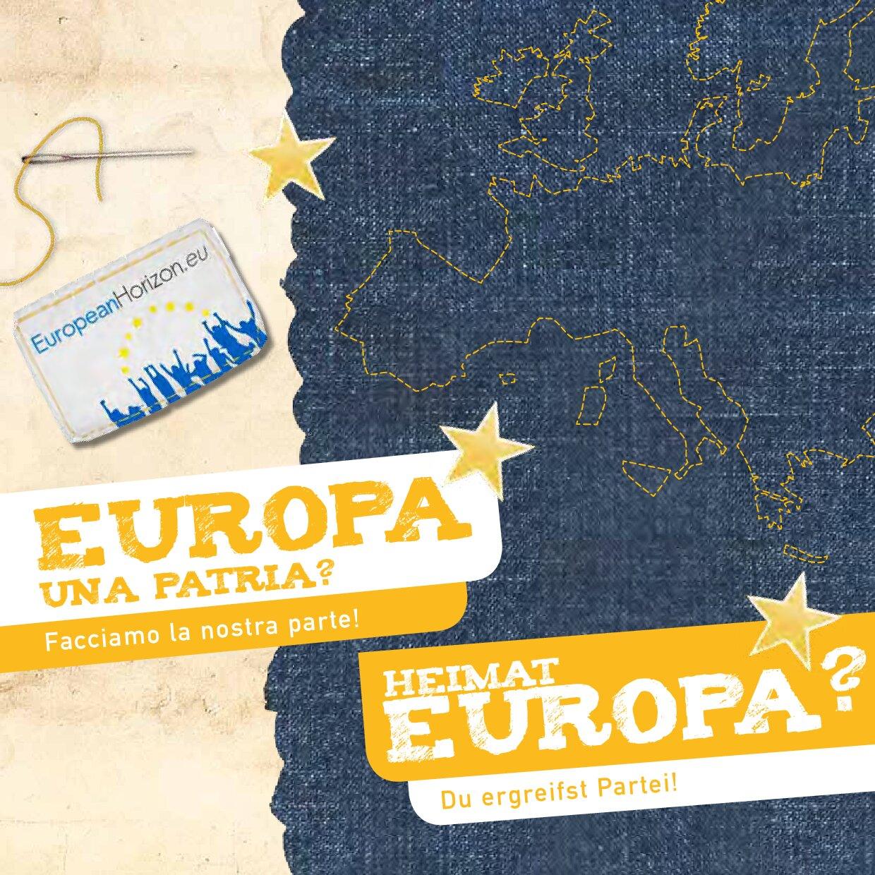Cover von Europa una patria? Facciamo la nosta parte!/Heimat Europa? Du ergreifst Partei!