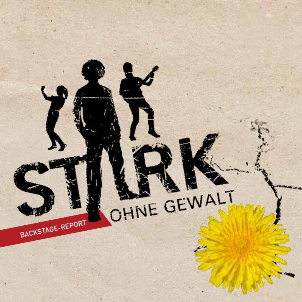 Cover von Stark ohne Gewalt. Backstage-Report
