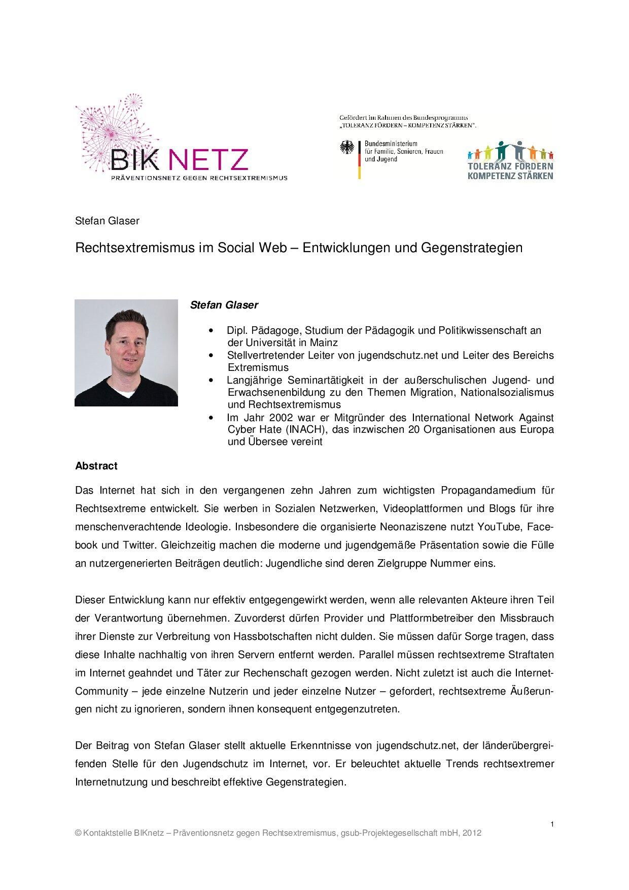 Cover von Rechtsextremismus im Social Web – Entwicklungen und Gegenstrategien