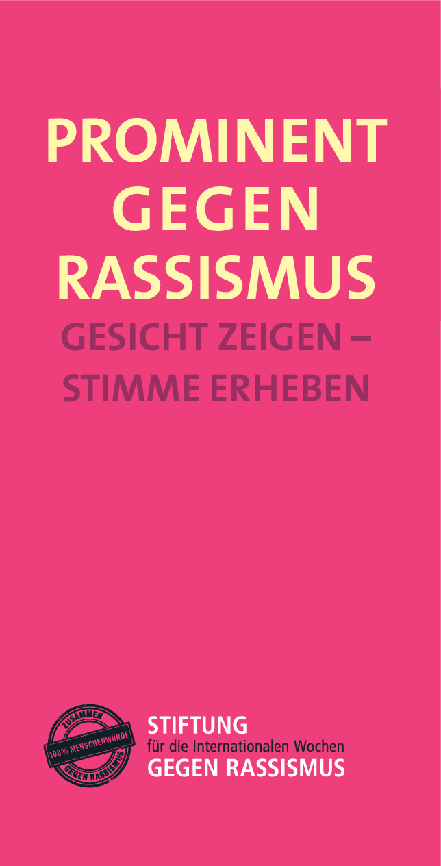 Cover von Prominent gegen Rassismus. Gesicht zeigen – Stimme erheben