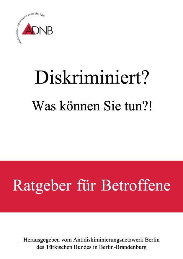 Cover von Diskriminiert? Was können Sie tun?! Ratgeber für Betroffene