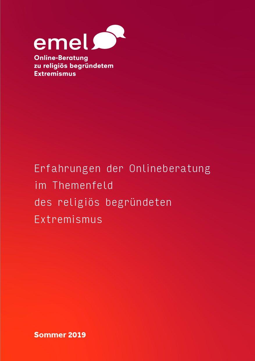 Cover von Erfahrungen der Onlineberatung im Themenfeld des religiös begründeten Extremismus