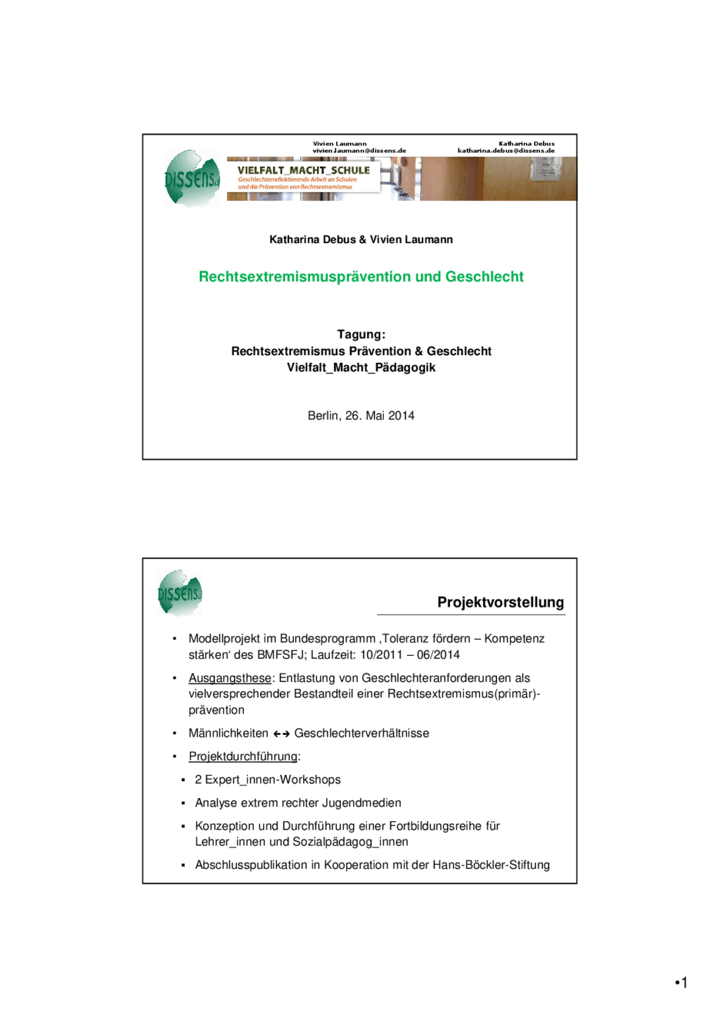 Cover von Rechtsextremismusprävention und Geschlecht. Tagung: Rechtsextremismus Prävention & Geschlecht. Vielfalt_Macht_Pädagogik