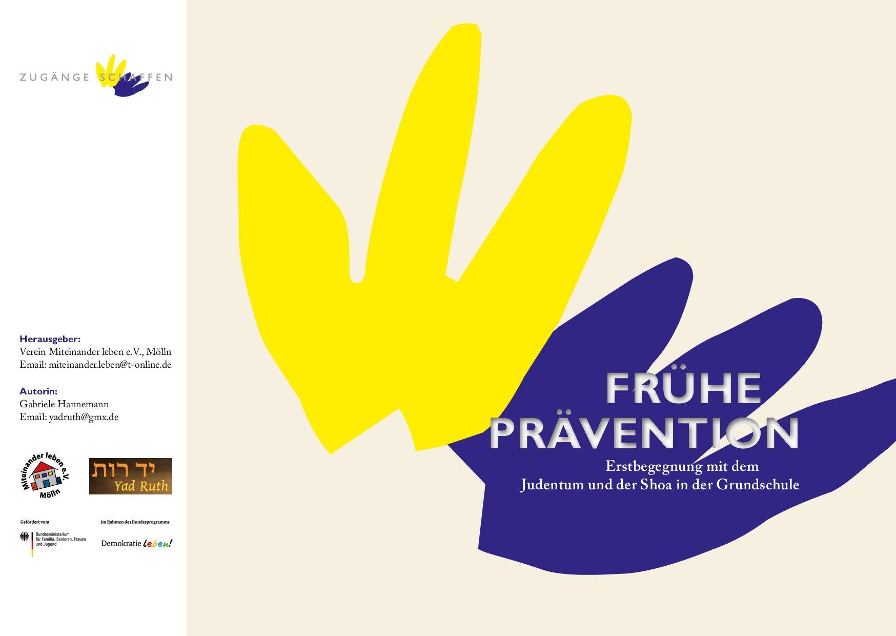 Cover von Frühe Prävention. Erstbegegnung mit dem Judentum und der Shoa in der Grundschule