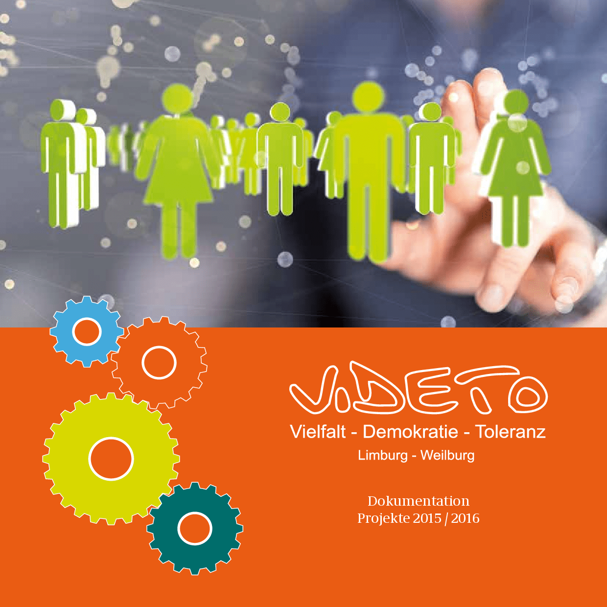 Cover von VIDETO – Vielfalt – Demokratie – Toleranz. Limburg-Weilburg. Dokumentation Projekte 2015/2016