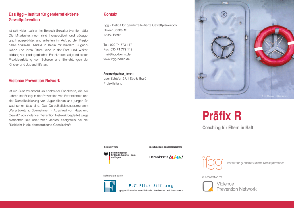 Cover von Präfix R – Coaching für Eltern in Haft
