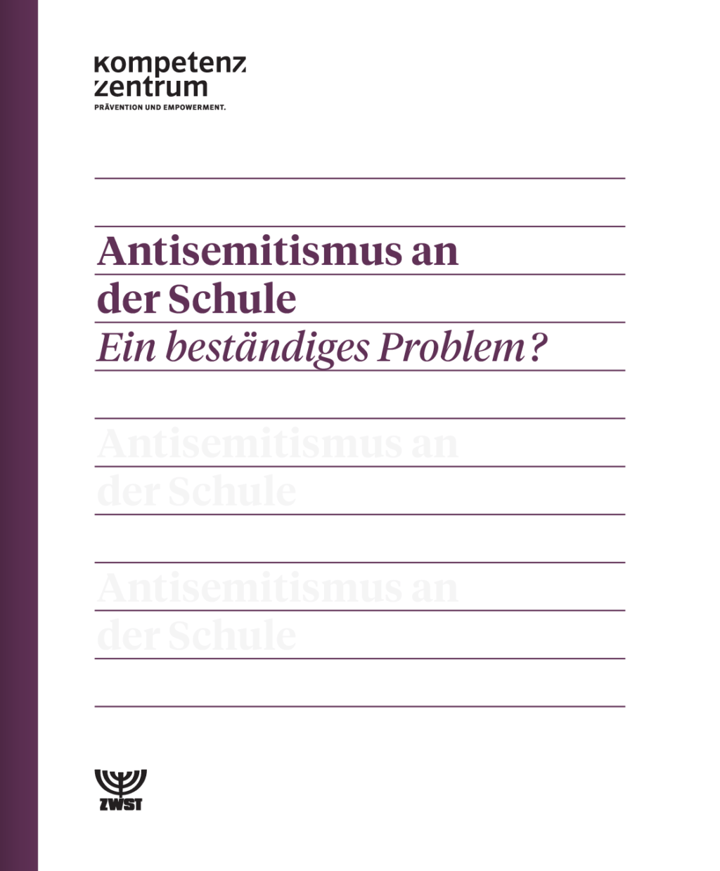 Cover von Antisemitismus an der Schule – ein beständiges Problem?