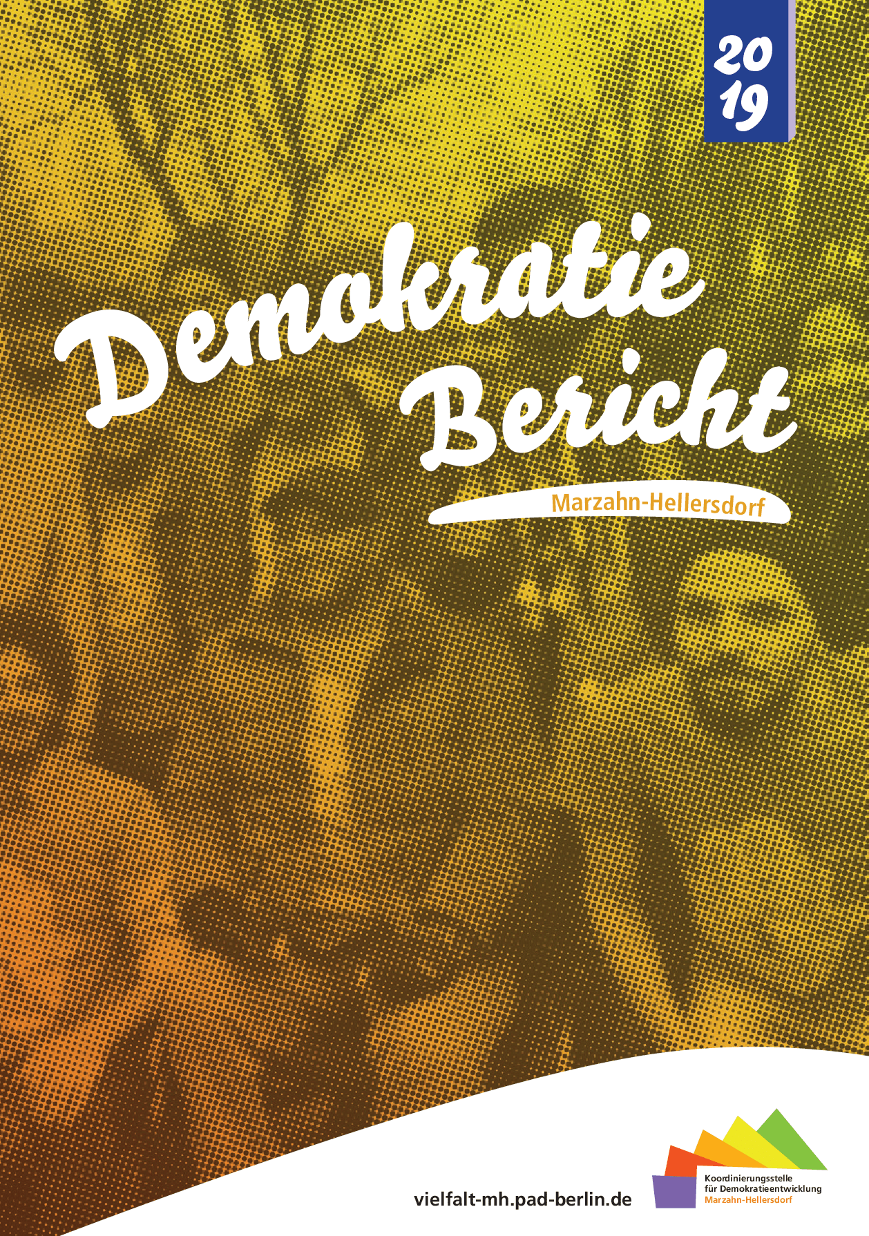Cover von Demokratiebericht 2019 Marzahn-Hellersdorf