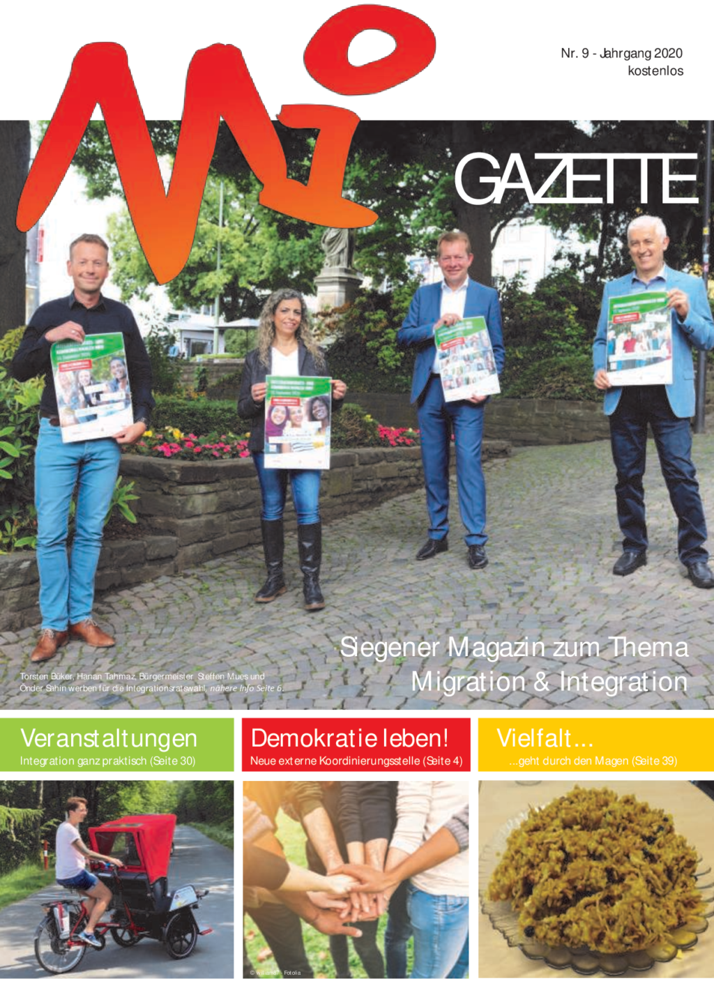 Cover von Migazette Nr. 9 Siegener Magazin zum Thema Migration & Integration