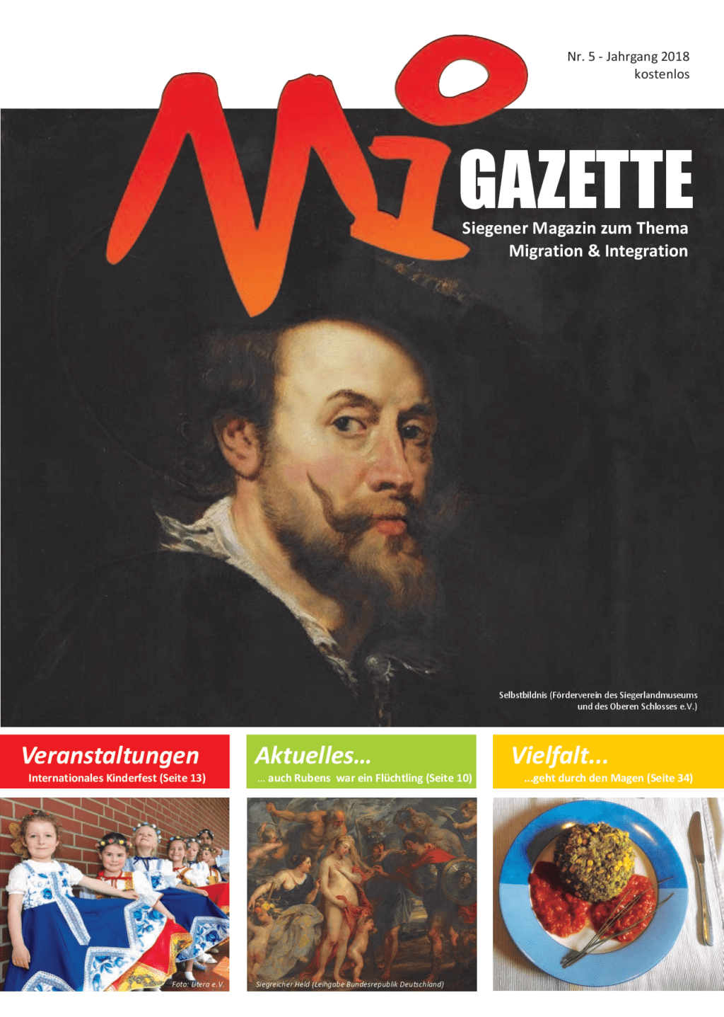 Cover von Migazette Nr. 5 Siegener Magazin zum Thema Migration & Integration