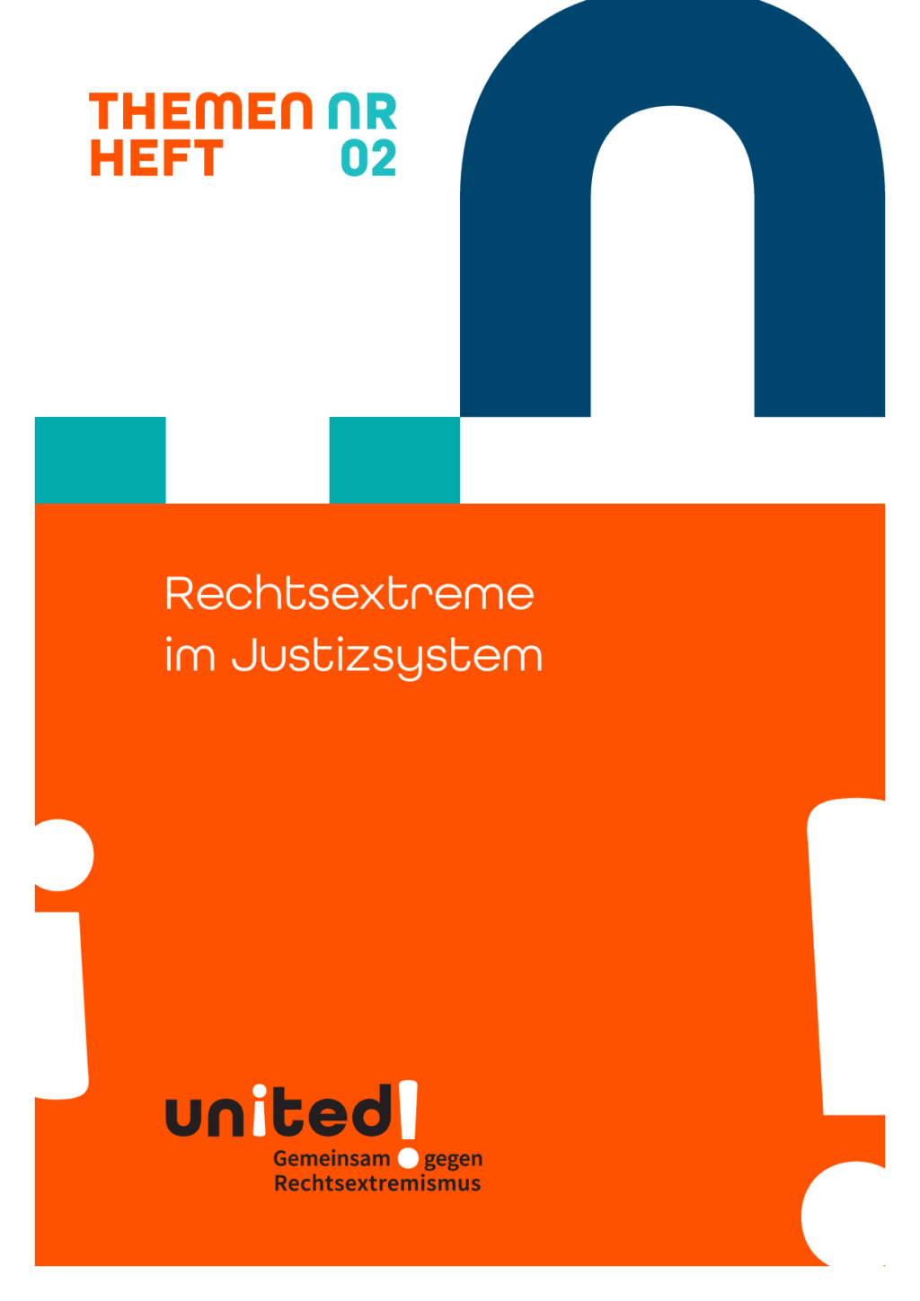 Cover von Thesenpapier Justiz und Rechtsextremismus