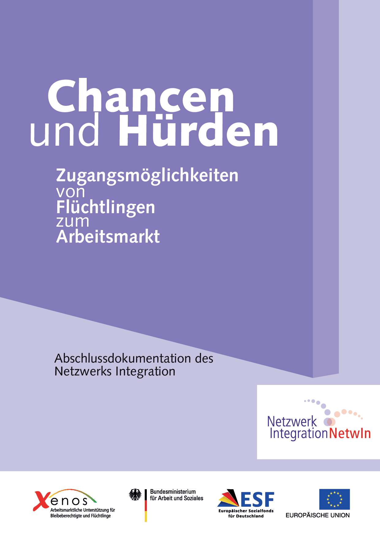 Cover von Chancen und Hürden. Zugangsmöglichkeiten von Flüchtlingen zum Arbeitsmarkt