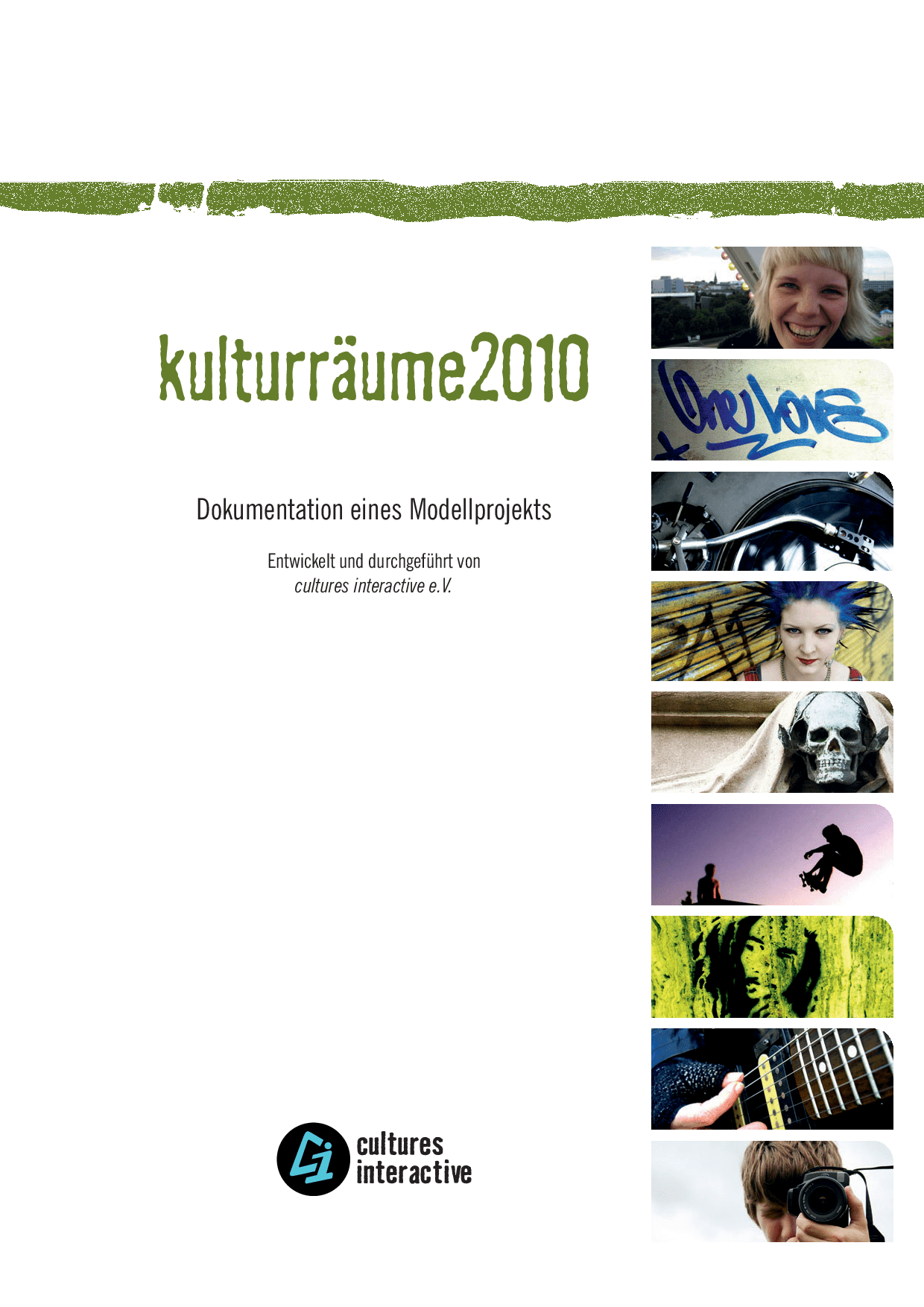 Cover von kulturräume2010. Dokumentation eines Modellprojektes