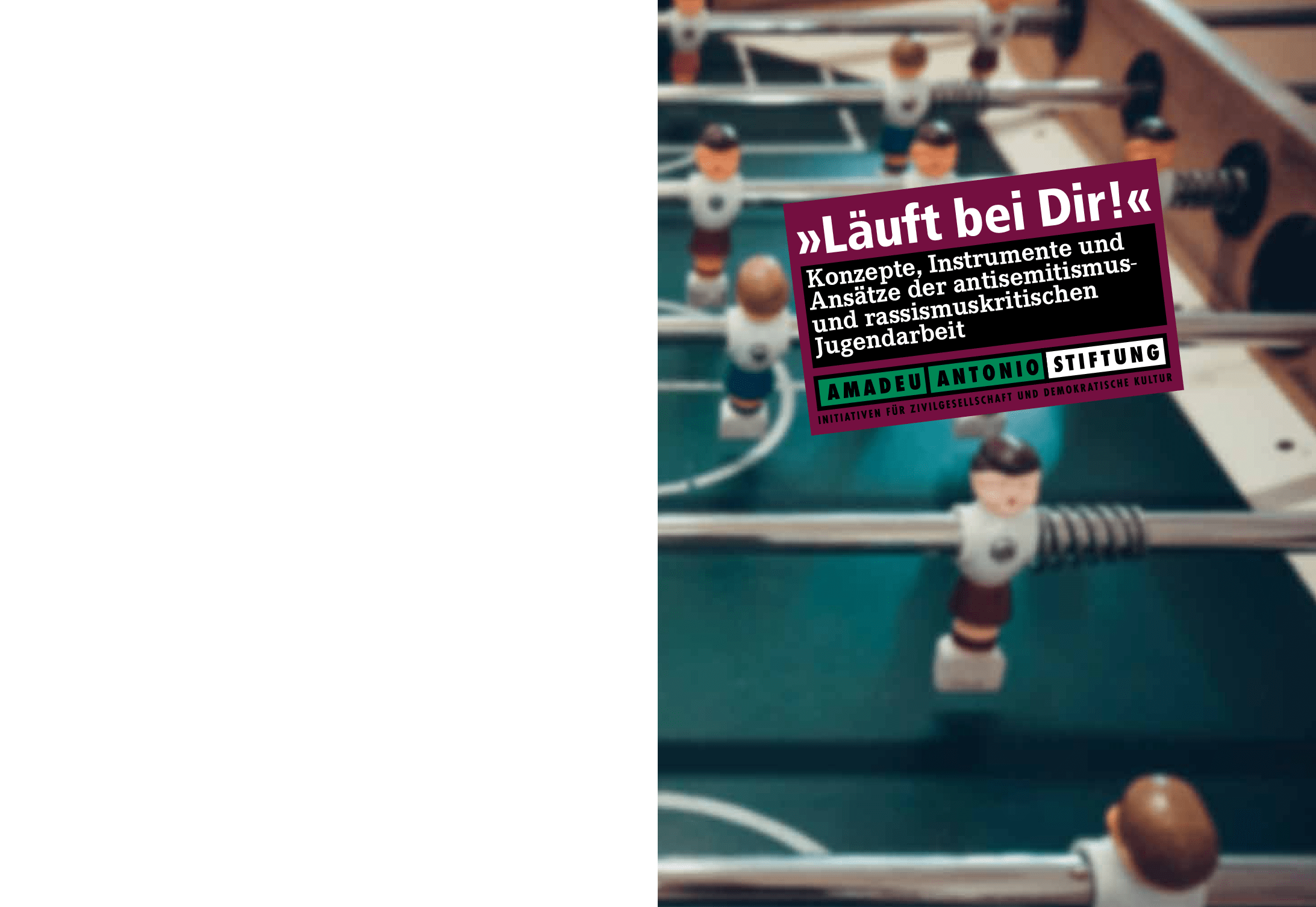 Cover von "Läuft bei Dir!" Konzepte, Instrumente und Ansätze der antisemitismus- und rassismuskritischen Jugendarbeit