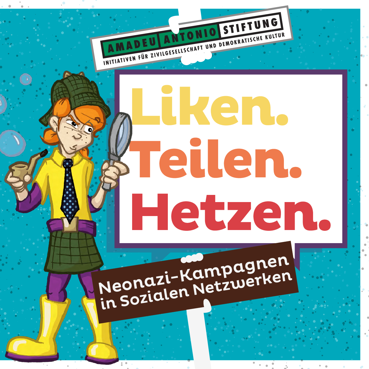 Cover von Liken. Teilen. Hetzen. Neonazi-Kampagnen in Sozialen Netzwerken