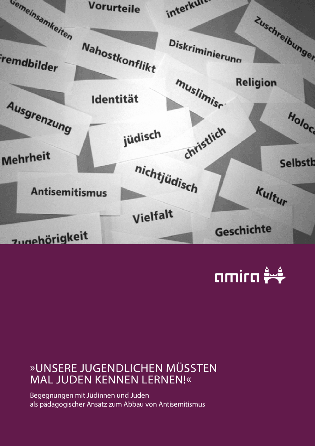 Cover von "Unsere Jugendlichen müssten mal Juden kennenlernen". Begegnungen mit Jüdinnen und Juden als pädagogischer Ansatz zum Abbau von Antisemitismus