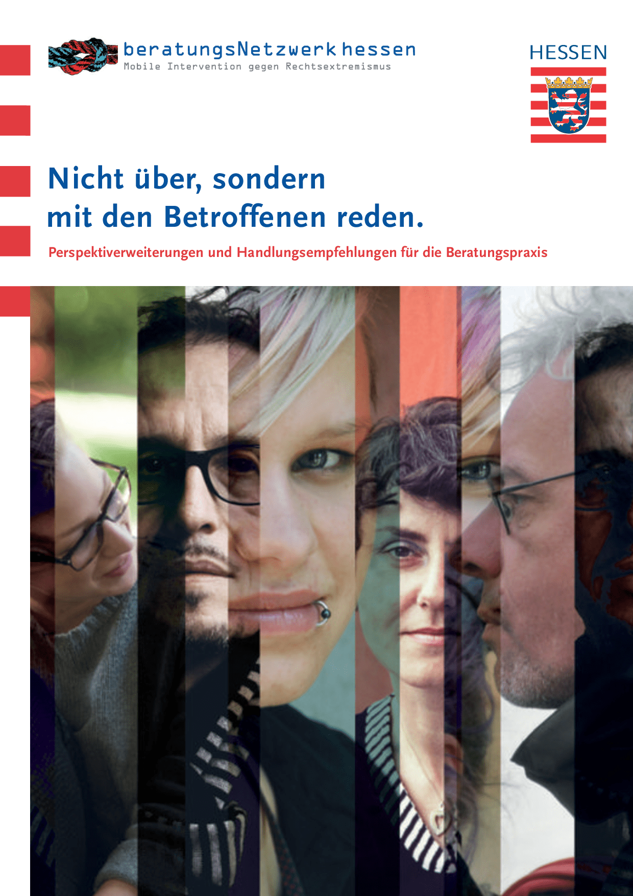Cover von Nicht über, sondern mit den Betroffenen reden. Perspektiverweiterungen und Handlungsempfehlungen für die Beratungspraxis