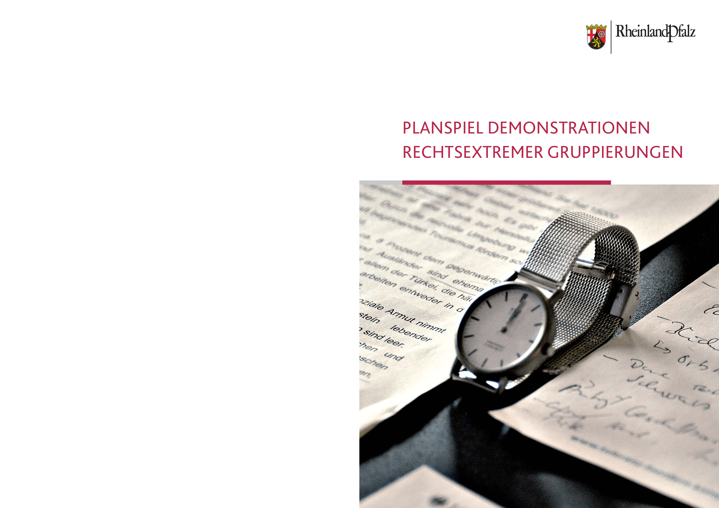 Cover von Planspiel Demonstrationen rechtsextremer Gruppierungen