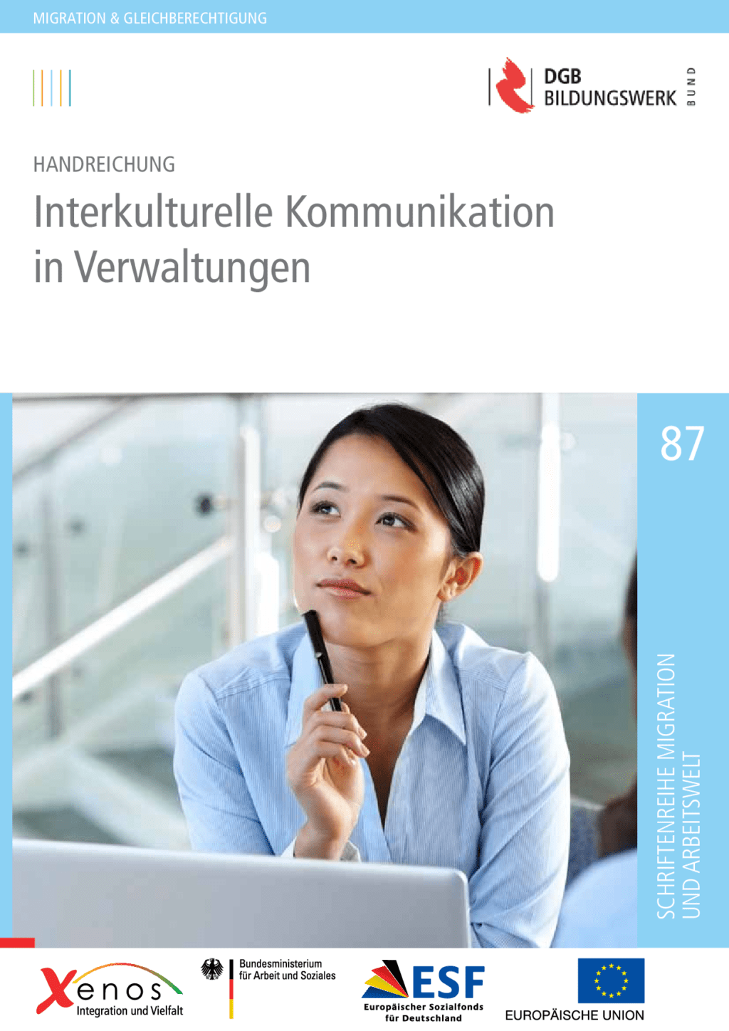 Cover von Handreichung. Interkulturelle Kommunikation in Verwaltungen