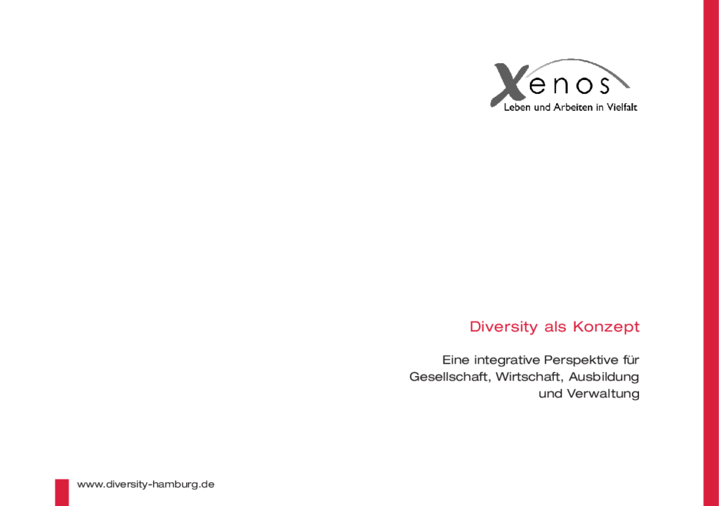 Cover von Diversity als Konzept. Eine integrative Perspektive für Gesellschaft, Wirtschaft, Ausbildung und Verwaltung
