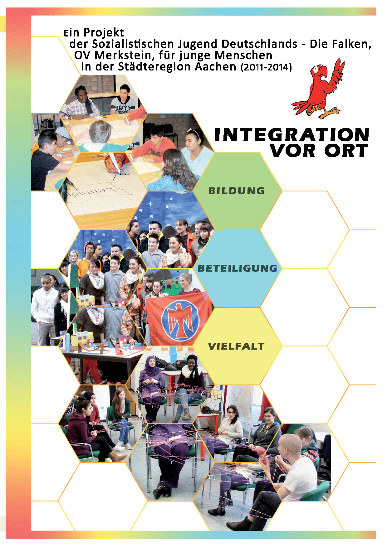 Cover von Integration vor Ort. Ein Projekt der Sozialistischen Jugend Deutschlands – Die Falken, OV Merkstein, für junge Menschen in der Städteregion Aachen (2011 – 2014)