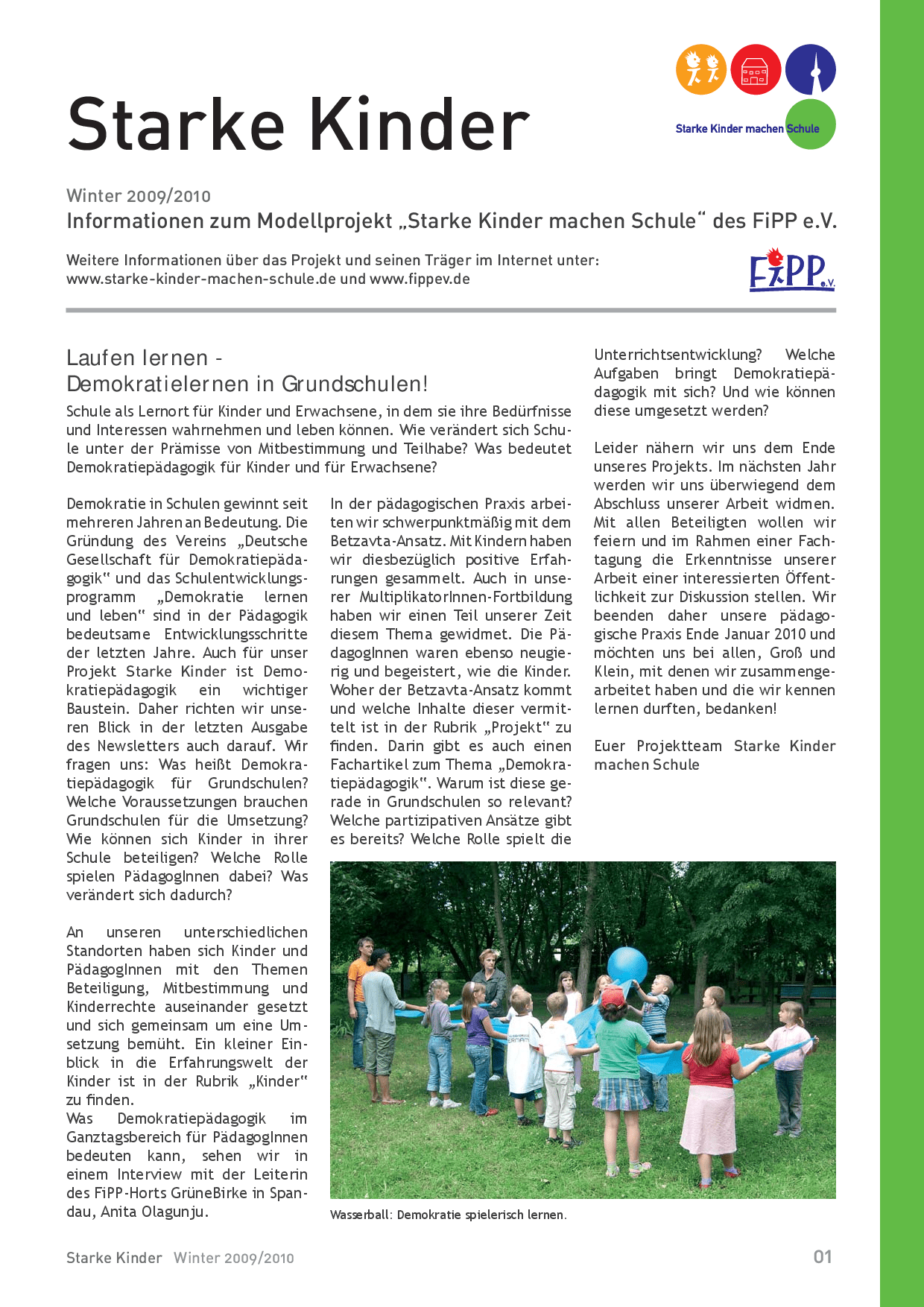 Cover von Starke Kinder Winter 2009/2010