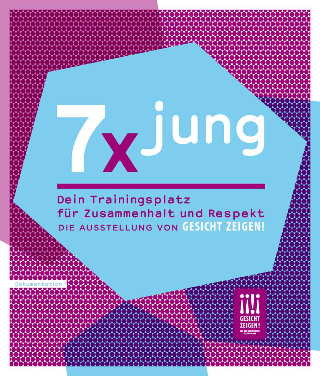 Cover von 7 x jung. 7 x young – Your Training ground for solidarity and respect. The Exhibition by Gesicht zeigen!