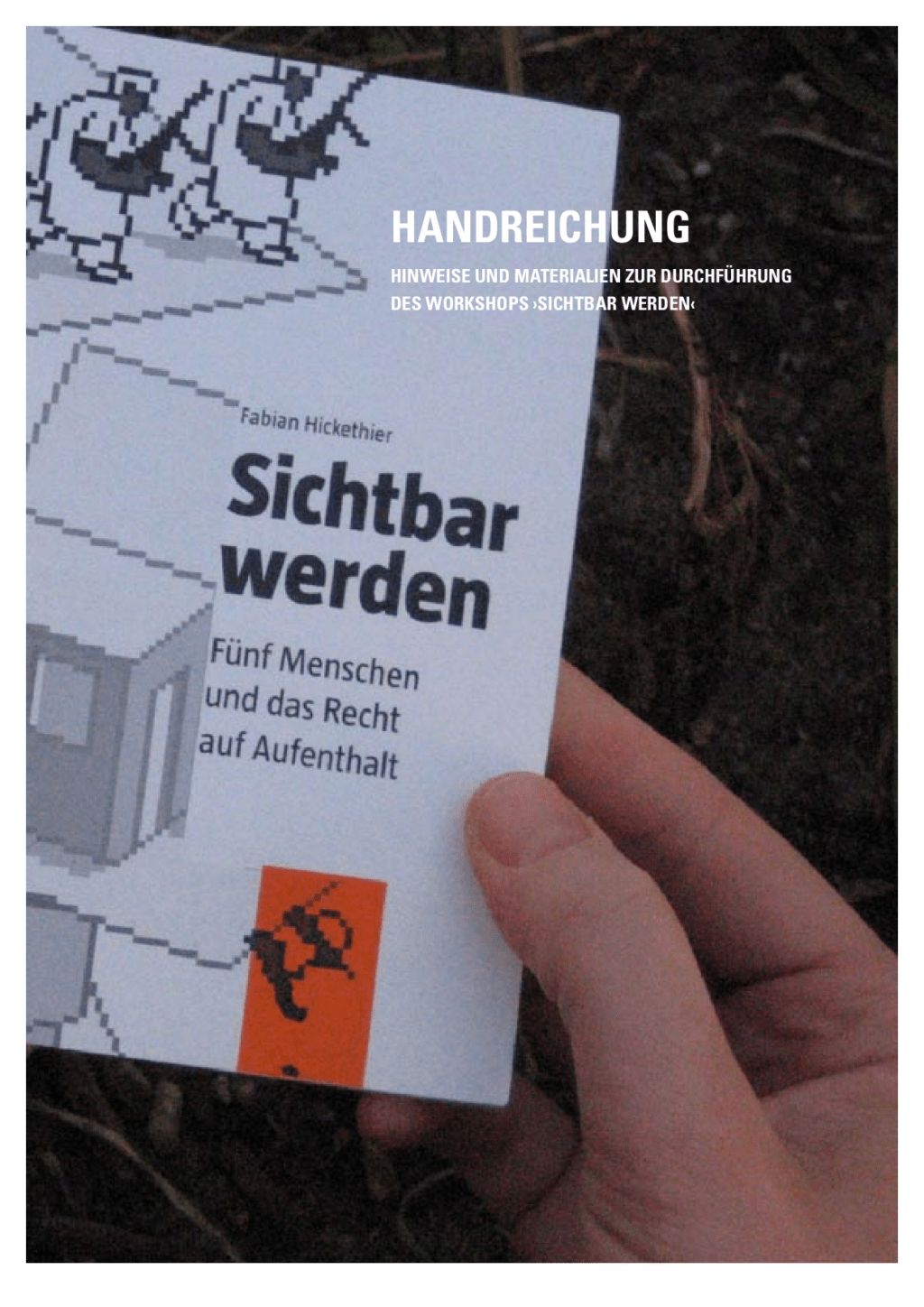 Cover von "Sichtbar werden". Eine Handreichung für Lehrkräfte