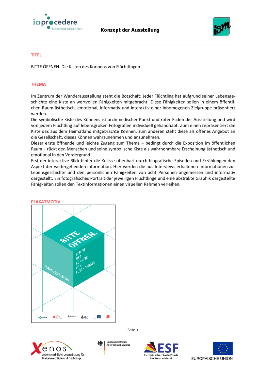 Cover von BITTE ÖFFNEN. Die Kisten des Könnens von Flüchtlingen